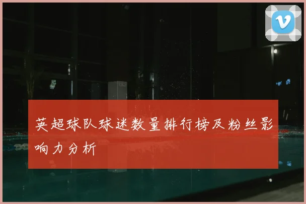 英超球队球迷数量排行榜及粉丝影响力分析